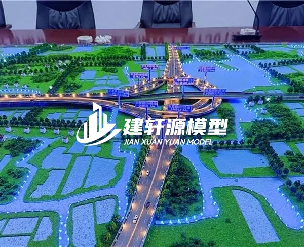 白河高速公路沙盘定制